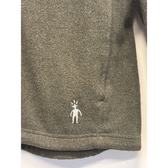 Smartwool Men’s Fleece Jacket Green Full Zip Sz M - Picture 3 of 12